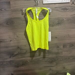 Lululemon Athletica Bright Yellow Tank Top